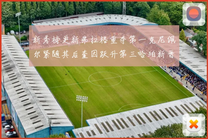 新秀榜更新弗拉格重夺第一克尼佩尔紧随其后奎因跃升第三哈珀新晋入榜